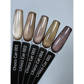 Moltini ,гель-лак кошачий глаз "Choco Cat" 05